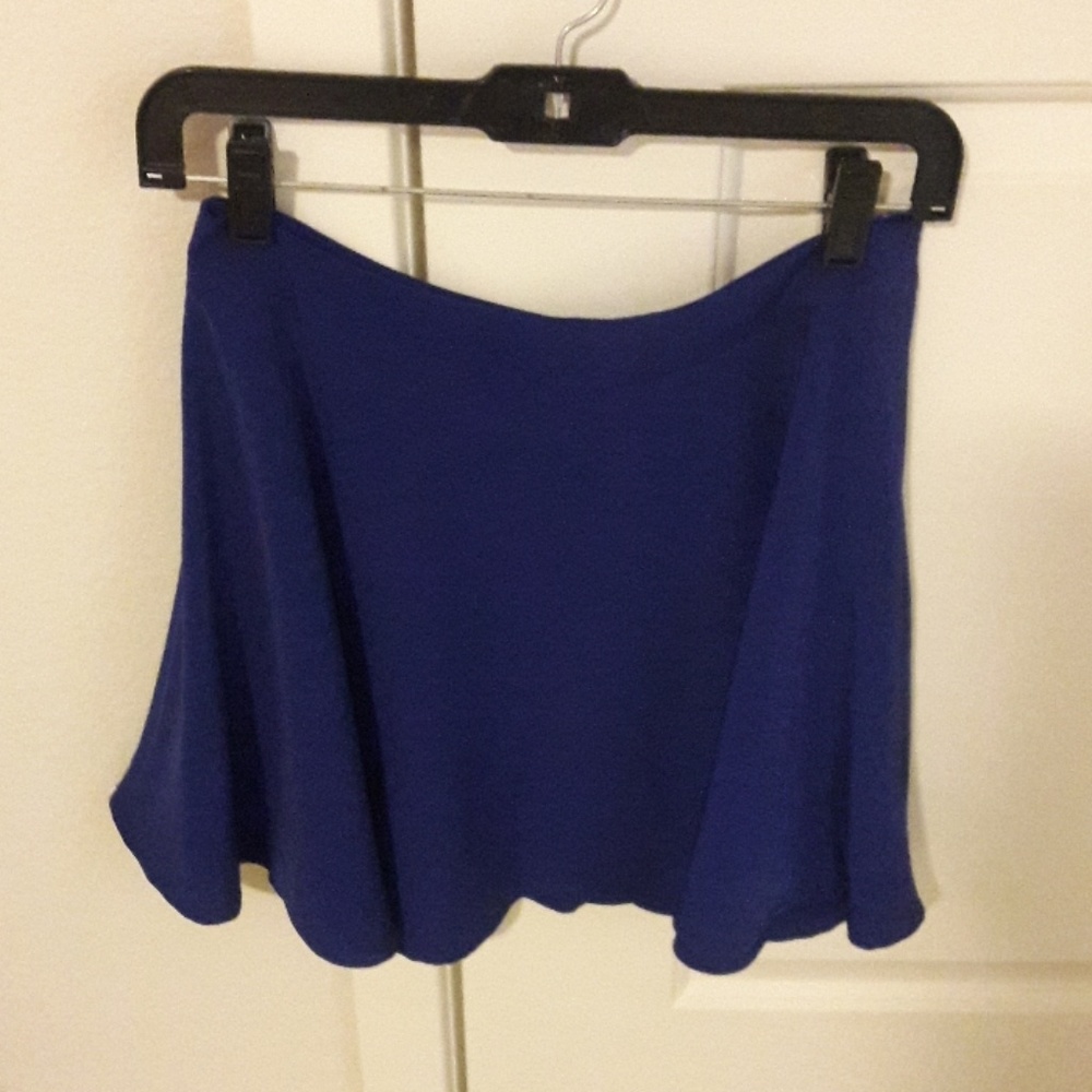 Blue skirt
